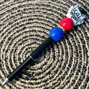 Cat Mom Beaded Pen